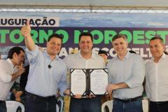 O governador Carlos Massa Ratinho Jr inaugura o Contorno de Francisco Beltrão. Foto: Roberto Dziura Jr/AEN