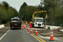 Obras da Reforma ponte Rio dos índios na PR-323 entre Tapejara e Cianorte