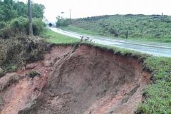 DER/PR divulga condições de rodovias estaduais após as chuvas. PR-092 Rio Branco do Sul