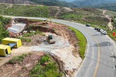 Obras na PR-092 em Rio Branco do Sul