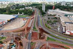 Obra do Trevo do Catuaí em Maringá