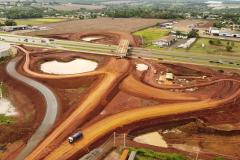 obras na Perimetral Leste de Foz