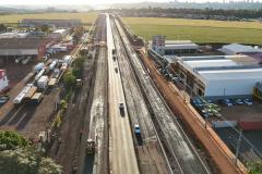 Obras da Duplicação de rodovia em Toledo