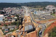 Obra da Rodovia dos Minérios