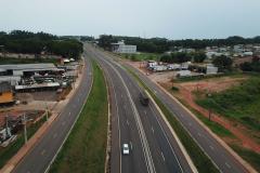 imagem aerea rodovia