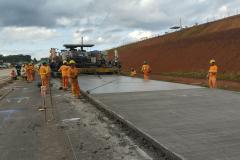 Obras da Duplicação em concreto da PRC-466