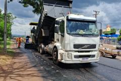  DER/PR realiza melhorias no pavimento de rodovia que dá acesso a Maravilha 