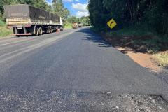  Rodovia entre Nova Tebas e Pitanga recebe serviços de conservação do DER/PR 