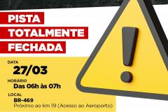  Rodovia das Cataratas será bloqueada nesta sexta de manhã para detonação de rochas 