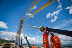 Iluminação, acessos e guarda-corpos: Ponte de Guaratuba entra na reta final de obras