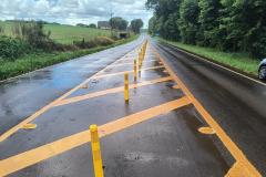  Rodovia entre São João e São Jorge d’Oeste recebe reforço de sinalização 