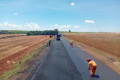 Ligação rodoviária entre Pérola d'Oeste e Planalto recebe melhorias no pavimento