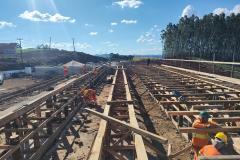 Duplicação em concreto da PRC-466 entre Pitanga e Turvo atinge 18,22%