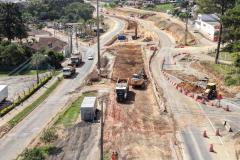 Restauração em concreto da PR-151 entre Ponta Grossa e Palmeira chega perto de 50%