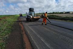 DER/PR recupera PR-218 entre Santo Antônio do Paraíso e São Sebastião da Amoreira