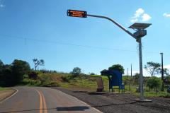 DER/PR testa abrigos de parada de ônibus que combinam tecnologia e acessibilidade