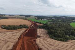 Obra do Contorno Noroeste de Pato Branco avança em terraplenagem e bueiros