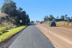DER/PR faz melhorias nos acostamentos da PRC-158 em Rio Bonito do Iguaçu