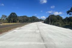 Obras de duplicação em concreto da PRC-466 entre Turvo e Palmeirinha ultrapassam 45%