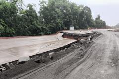 PR-460 em Pitanga - danos causados pelas chuvas