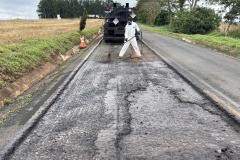 Serviços de conservação na PRC-272 em Santana do Itararé