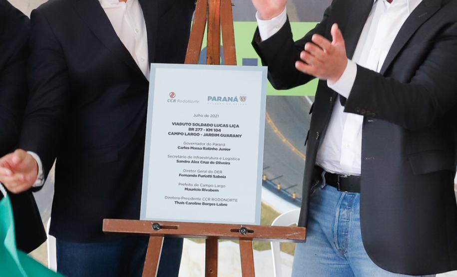 Nova interseção do Jardim Guarany, no km 104 da BR-277, em Campo Largo Foto: Rodrigo Félix Leal / InfraPR