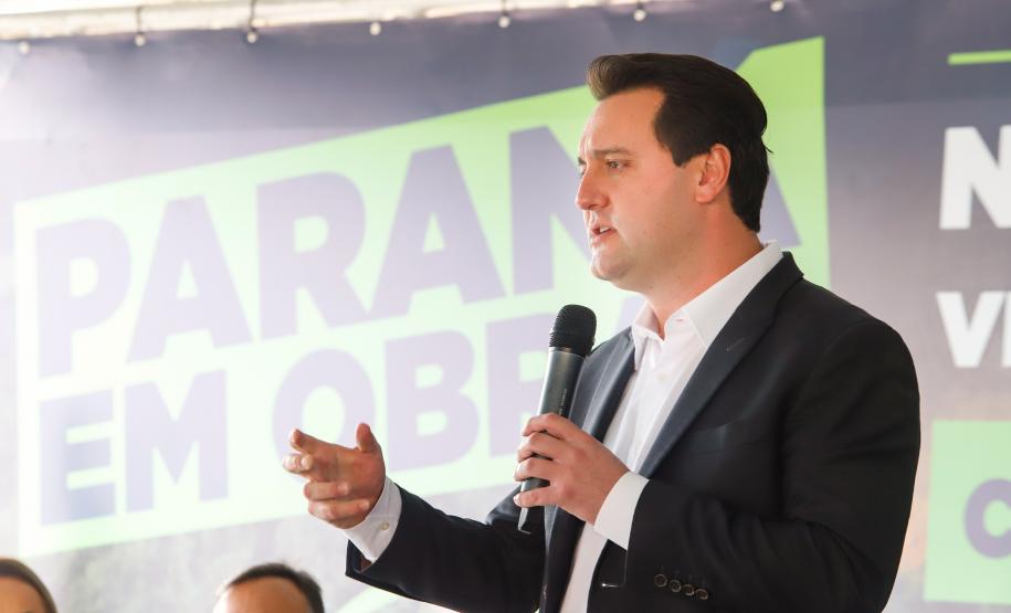 Nova interseção do Jardim Guarany, no km 104 da BR-277, em Campo Largo Foto: Rodrigo Félix Leal / InfraPR