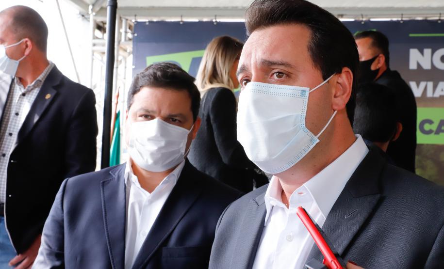 Nova interseção do Jardim Guarany, no km 104 da BR-277, em Campo Largo Foto: Rodrigo Félix Leal / InfraPR