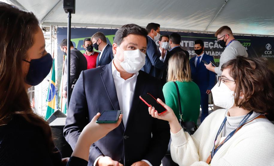 Nova interseção do Jardim Guarany, no km 104 da BR-277, em Campo Largo Foto: Rodrigo Félix Leal / InfraPR