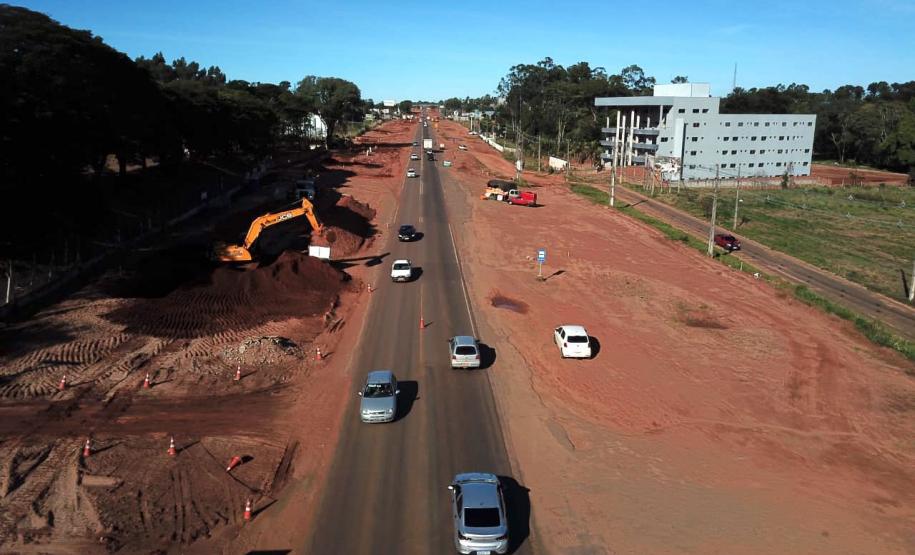 Obras do Trevo Gauchão e duplicação da PR-323, em Umuarama - Umuarama, 19/07/2021 - Foto: Alessandro Vieira/AEN
