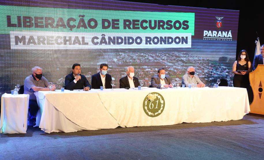 Governo anuncia investimento de R$ 3,8 milhões em obras em Marechal Cândido Rondon. Foto: Ari Dias/AEN