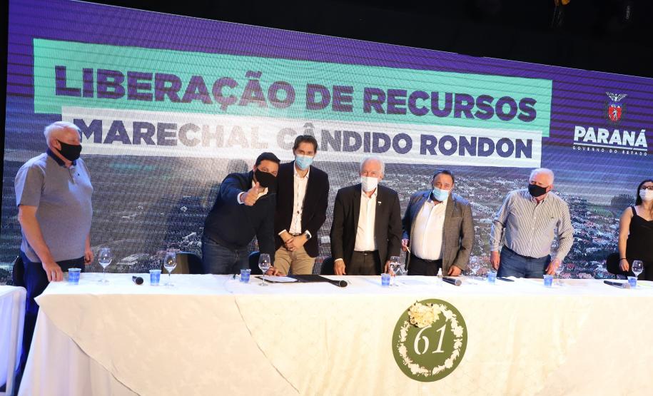 Governo anuncia investimento de R$ 3,8 milhões em obras em Marechal Cândido Rondon. Foto: Ari Dias/AEN