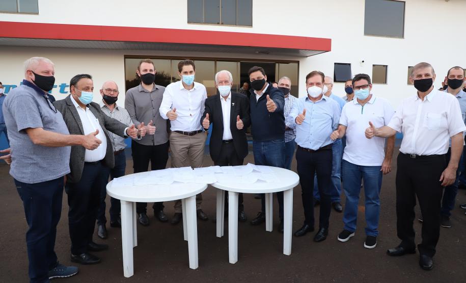 Governo anuncia investimento de R$ 3,8 milhões em obras em Marechal Cândido Rondon. Foto: Ari Dias/AEN