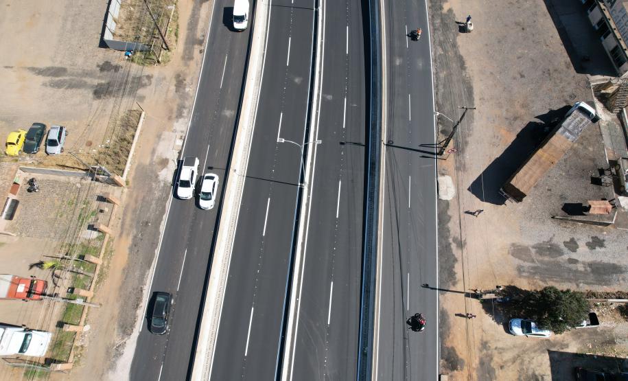 Segundo dados da CCR Rodonorte, a Avenida Souza Naves concentra um fluxo de 35 mil veículos por dia, chegando a 7 milhões de caminhões por ano. Foto: Rodrigo Félix Leal /InfraPR