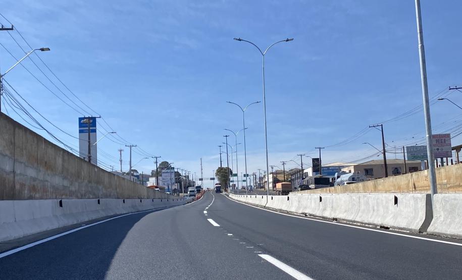 Segundo dados da CCR Rodonorte, a Avenida Souza Naves concentra um fluxo de 35 mil veículos por dia, chegando a 7 milhões de caminhões por ano. Foto: Rodrigo Félix Leal /InfraPR