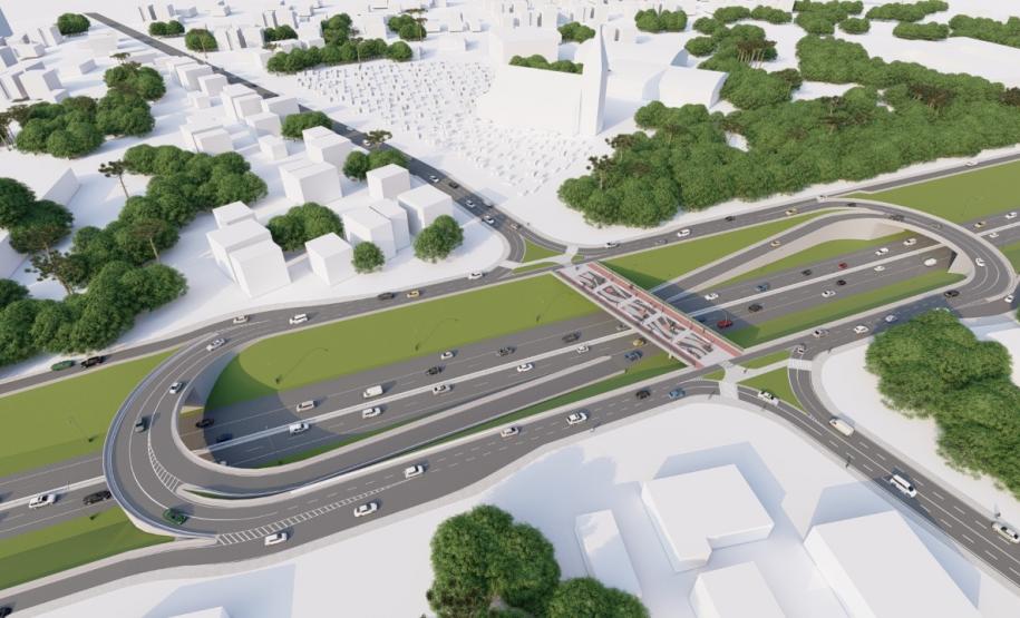 Com investimento do Estado, projeto avança na construção do novo viaduto do Orleans