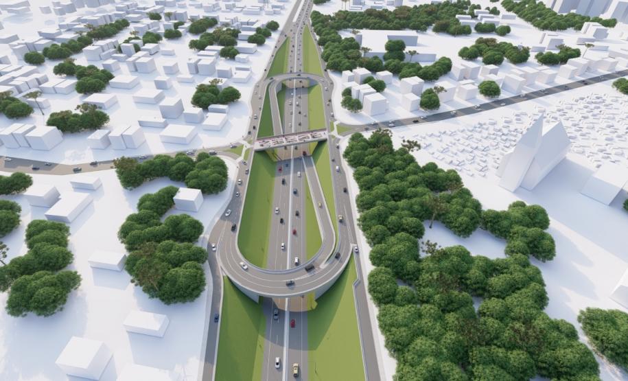 Com investimento do Estado, projeto avança na construção do novo viaduto do Orleans