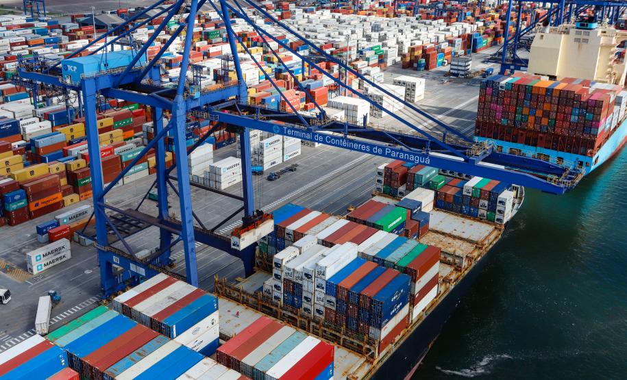 Movimentação geral de cargas cresce 13% em julho nos Portos do Paraná - Foto: Rodrigo Félix Leal