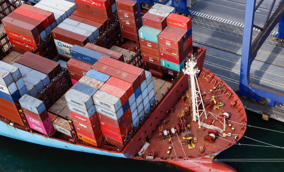 Movimentação geral de cargas cresce 13% em julho nos Portos do Paraná - Foto: Rodrigo Félix Leal