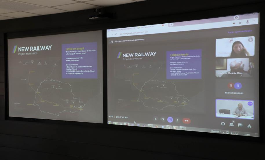 Reuniao Nova Ferroste-China. - Curitiba, 23/08/2021 - Foto: Ari Dias/AEN