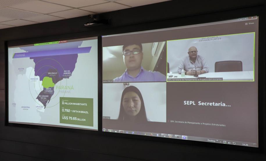 Reuniao Nova Ferroste-China. - Curitiba, 23/08/2021 - Foto: Ari Dias/AEN