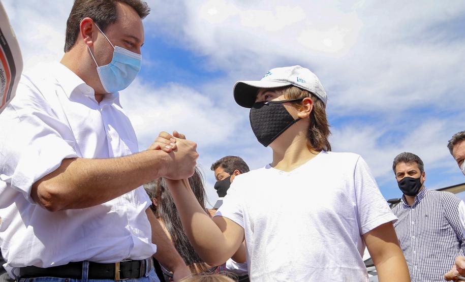 As obras de recapeamento da pista de 1.210 metros de extensão e 23 metros de largura estão 84,37% executadas. Foto: Gilson Abreu/AEN
