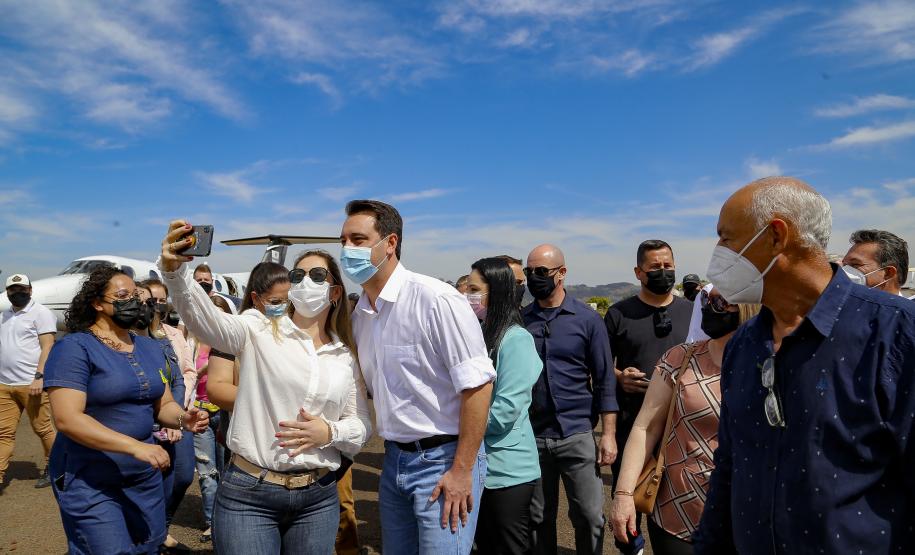 As obras de recapeamento da pista de 1.210 metros de extensão e 23 metros de largura estão 84,37% executadas. Foto: Gilson Abreu/AEN