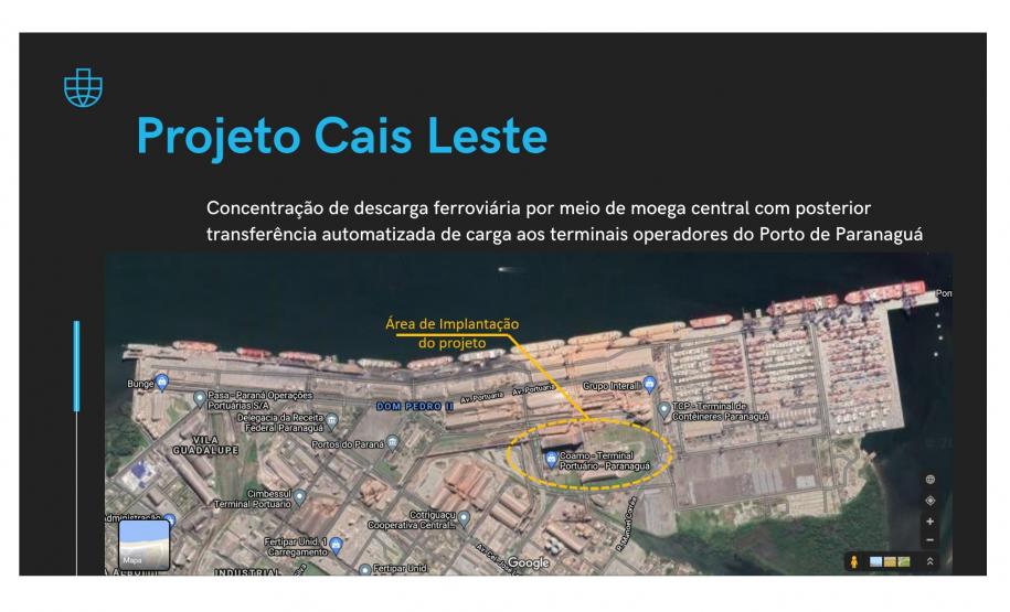 Audiência pública para apresentar futuro ?Moegão? do Porto de Paranaguá será realizada no dia 20 de outubro - Paranaguá, 20/09/2021 - Foto/Arte: Andre Cassanti Neto
