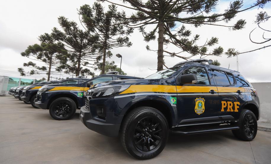 A nova frota é formada por 29 veículos Chevrolet TrailBlazer e uma unidade operacional móvel. Foto: Rodrigo Félix Leal / InfraPR