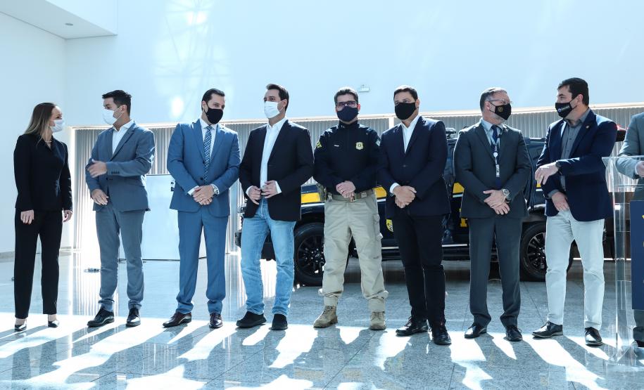 A nova frota é formada por 29 veículos Chevrolet TrailBlazer e uma unidade operacional móvel. Foto: Rodrigo Félix Leal / InfraPR