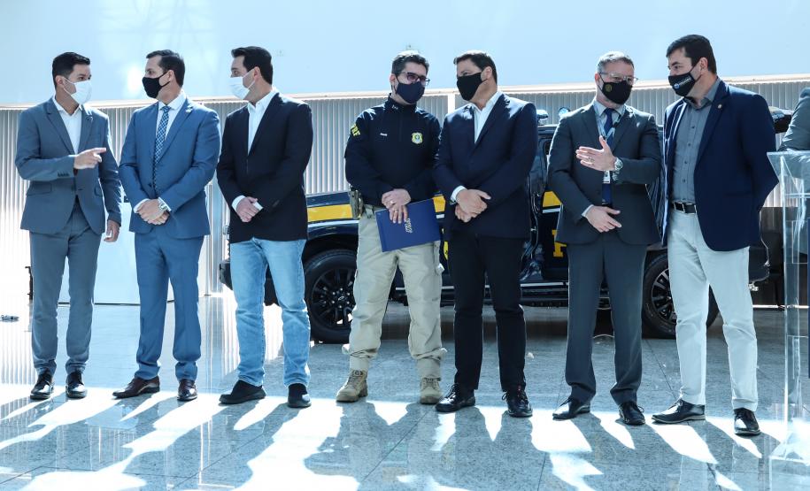 A nova frota é formada por 29 veículos Chevrolet TrailBlazer e uma unidade operacional móvel. Foto: Rodrigo Félix Leal / InfraPR