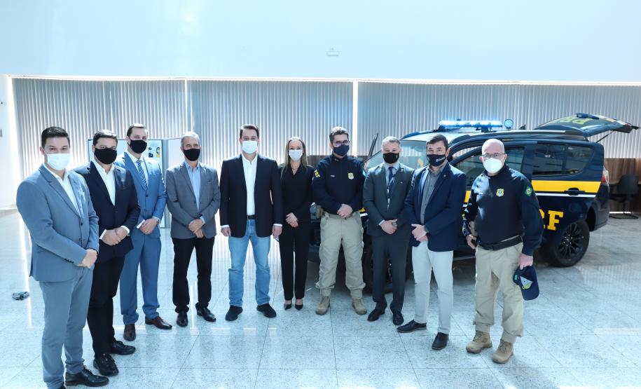 A nova frota é formada por 29 veículos Chevrolet TrailBlazer e uma unidade operacional móvel. Foto: Rodrigo Félix Leal / InfraPR