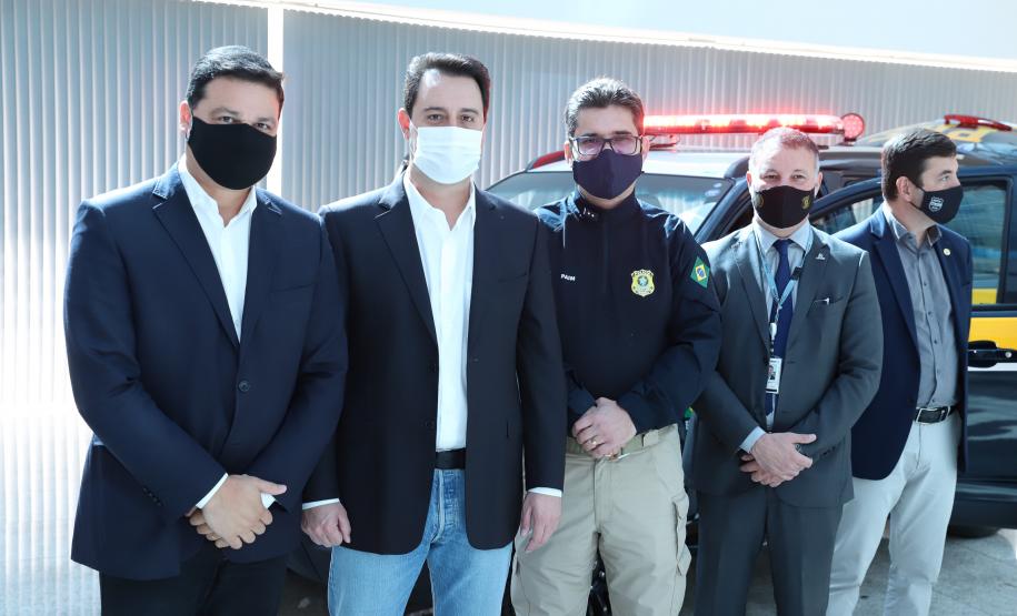 A nova frota é formada por 29 veículos Chevrolet TrailBlazer e uma unidade operacional móvel. Foto: Rodrigo Félix Leal / InfraPR