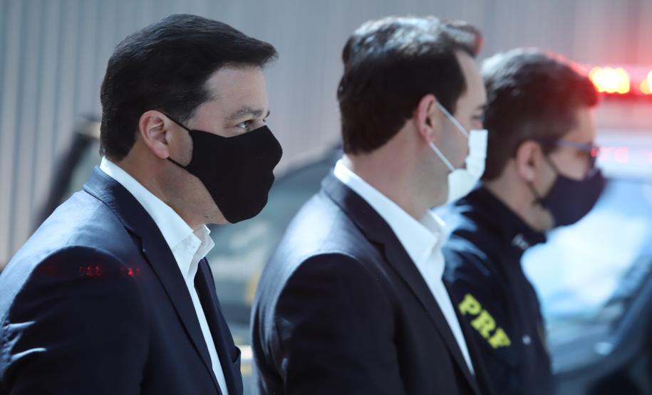 A nova frota é formada por 29 veículos Chevrolet TrailBlazer e uma unidade operacional móvel. Foto: Rodrigo Félix Leal / InfraPR